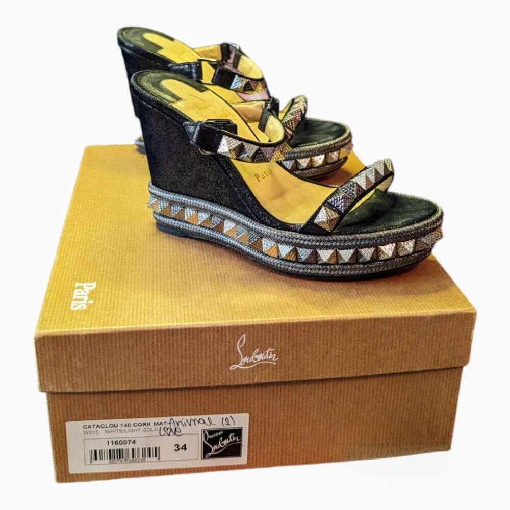 Christian Louboutin: Cataclou 140:  Size 34 - Picture 5 of 8